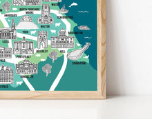 Load image into Gallery viewer, Yorkshire Illustrated Map
